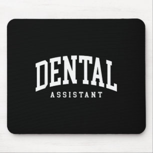 Tapis De Souris Assistante dentaire certifiée drôle hygiéniste den