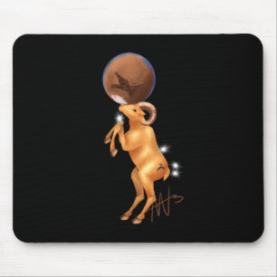 Tapis De Souris Astro Aries Mars Zodiac