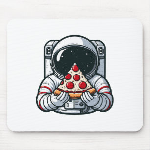 Tapis De Souris Astronaut Manger animal Pizza Margherita Repas