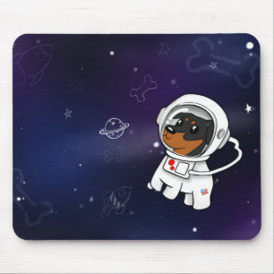 Tapis De Souris Astronaute minimum de Pin dans l'espace Mousepad