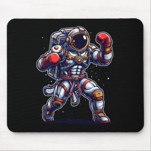Tapis De Souris Astronaute Muay Thai Boxe Karaté Kickboxing Marti