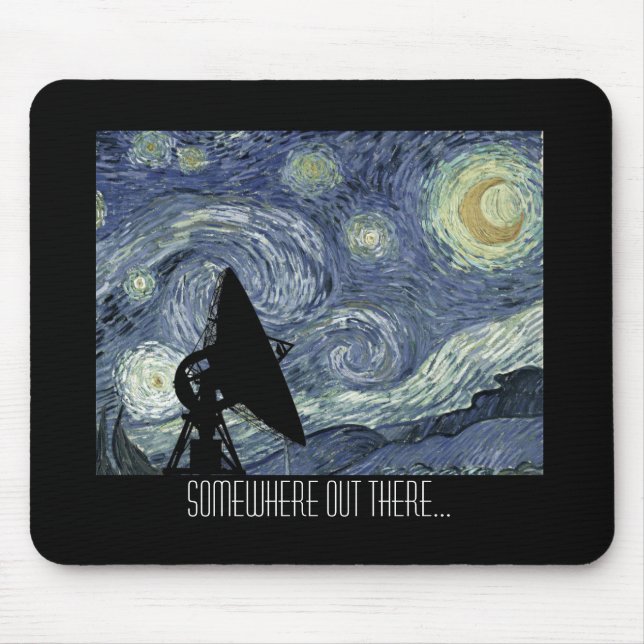 Tapis De Souris Astronomie Geeky Mousepad (Devant)
