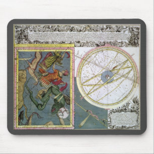 Tapis De Souris Astronomie Vintage, trajectoire d'une comète par M