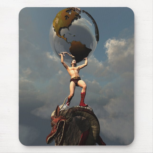 Tapis De Souris Atlas le Titan Mousepad (Devant)