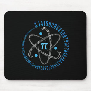 Tapis De Souris Atom Pi Math Science Cadeau Souche 3.14 Pi Jour