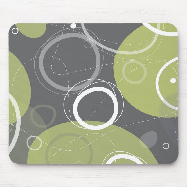 Tapis De Souris Atomique dans Mousepad olive (Devant)