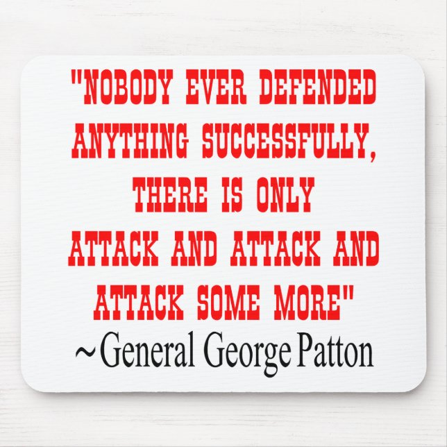 Tapis De Souris Attaque Gén George Patton (Devant)