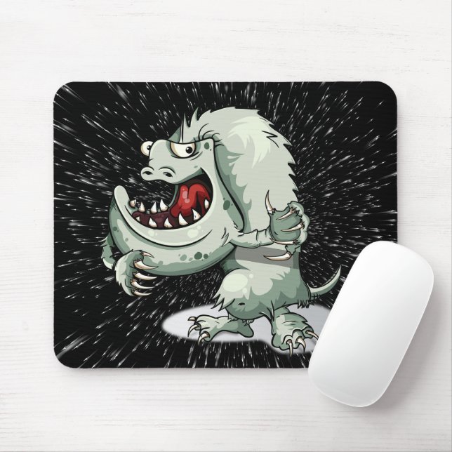 Tapis De Souris Attaque monstre Mousepad (Avec souris)