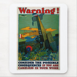 Tapis De Souris Attention !