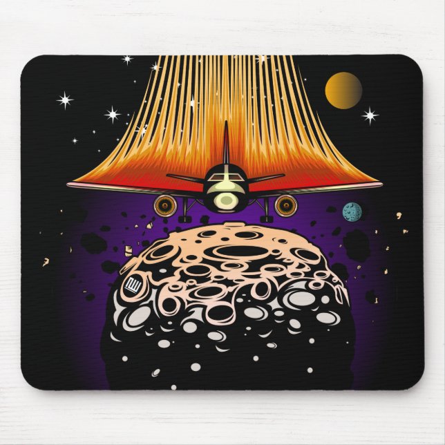 Tapis De Souris Atterrissage de la lune (Devant)