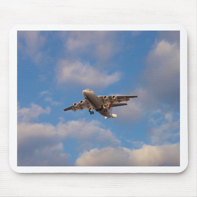 Tapis De Souris Atterrissage d'un jet Avro RJ85 (Devant)