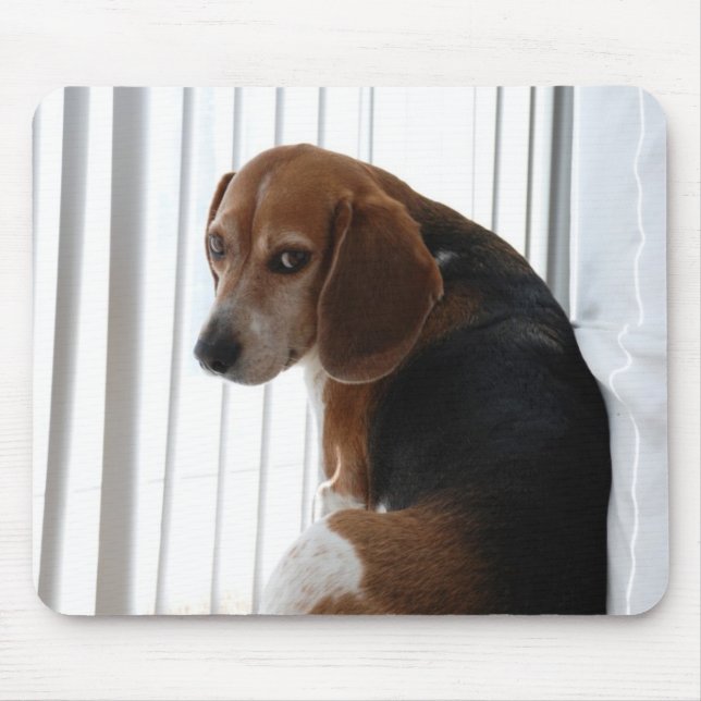 Tapis De Souris attitude de beagle (Devant)