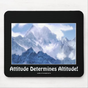 Tapis De Souris ATTITUDE Mountain Range Motivation Mousepad