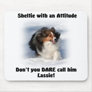 Tapis De Souris Attitude Mousepad de Sheltie