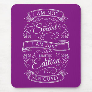 Tapis De Souris Attitude Violet, Citation de bonheur motivationnel