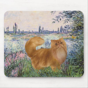 Tapis De Souris Au bord de la Seine - Chat Persan rouge