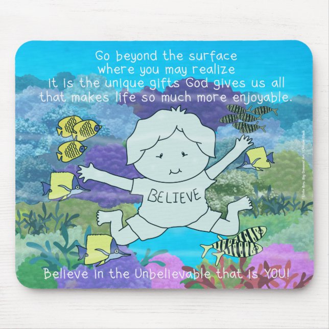 Tapis De Souris Au-delà de la surface (Devant)