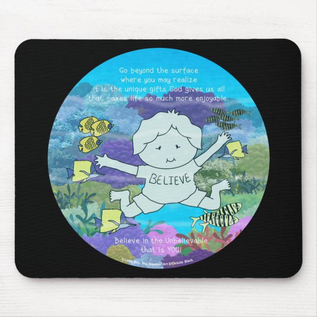 Tapis De Souris Au-delà de la surface (Devant)