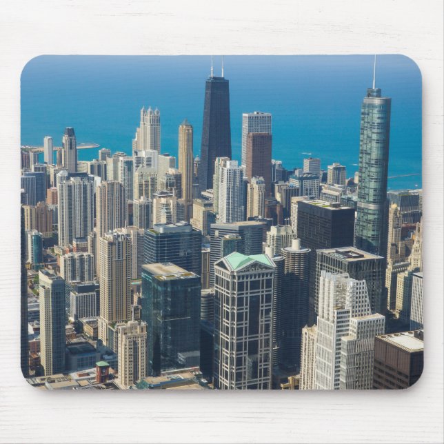 Tapis De Souris Au-dessus de Chicago (Devant)