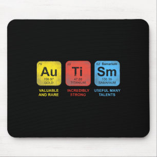 Tapis De Souris (au dos) tableau périodique de sensibilisation à l