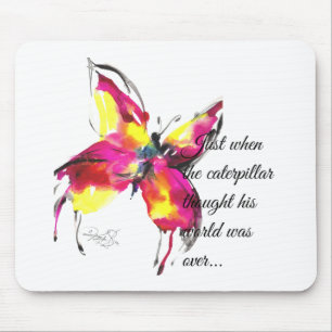 Tapis De Souris Au moment même où il a pensé son monde était