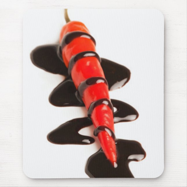 Tapis de souris au piment jalapeño enrobé de choco (Devant)