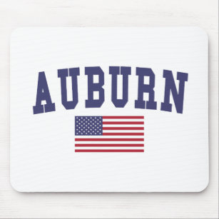 Tapis De Souris Auburn AL US Flag