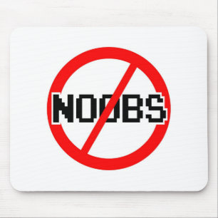 Tapis De Souris AUCUN NOOBS - singe du geek/hacker/pc/code