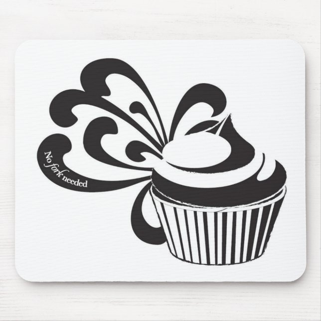 Tapis De Souris "Aucune fourchette exigée " (Devant)