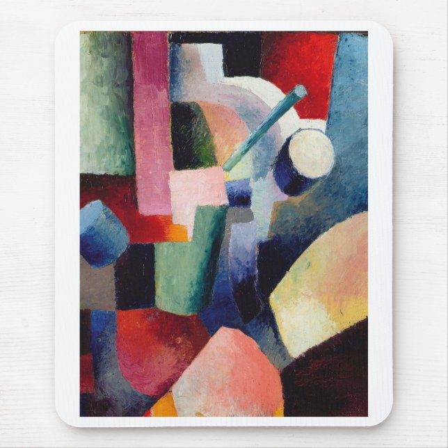 Tapis De Souris August Macke, Coloured Composition of Forms (Devant)