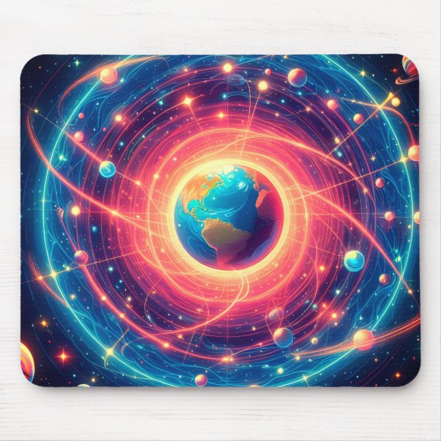 Tapis De Souris Aura of Earth and The Visible Law of Attraction (Devant)