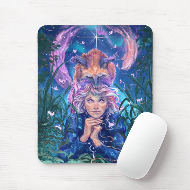 Tapis De Souris Aurora & Magicfox – Nuit Fantastique Sous les Étoi (Avec souris)