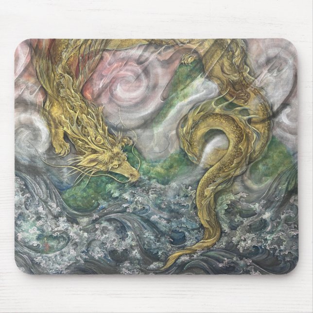 Tapis De Souris Auspicious Dragon (Zui-ryu) (Devant)