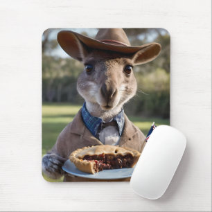 Tapis De Souris Aussie Kangaroos Aimez Les Pies De Viande Australi