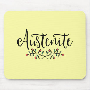 Tapis De Souris Austénite floral jaune