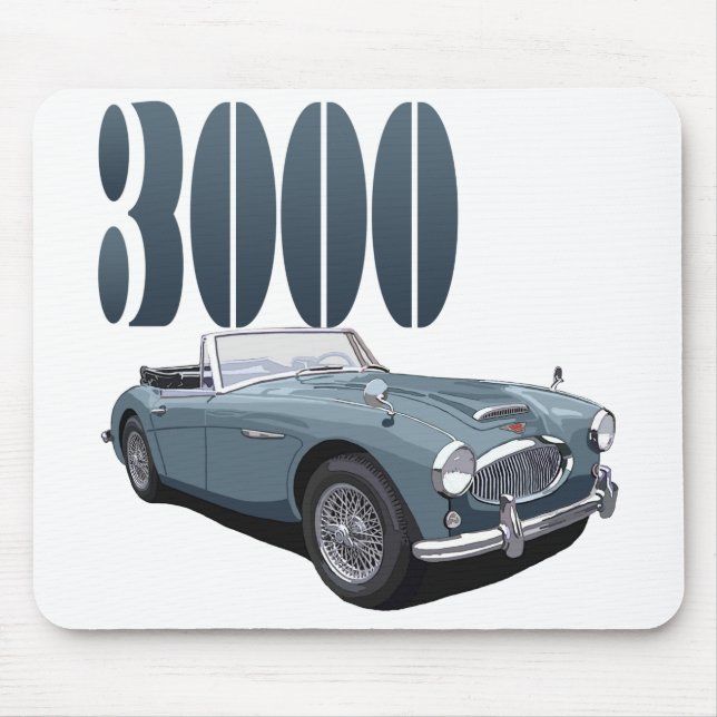 Tapis De Souris Austin Healey 3000 (Devant)