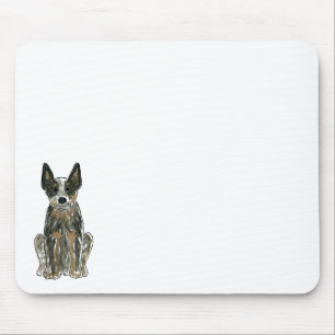 Tapis De Souris Australian Cattle Dog Blue Heeler ACD Art