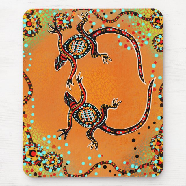 TAPIS DE SOURIS AUSTRALIE ART                   (Devant)