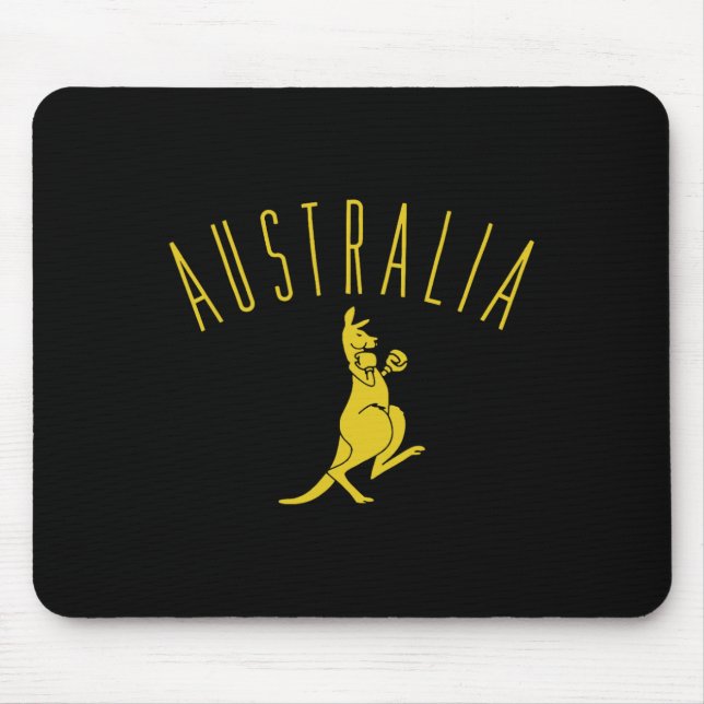 Tapis De Souris Australie Boxe Kangaroo (Devant)