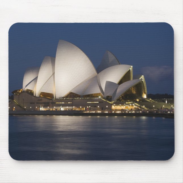 Tapis De Souris Australie, Sydney. Opéra de nuit sur (Devant)