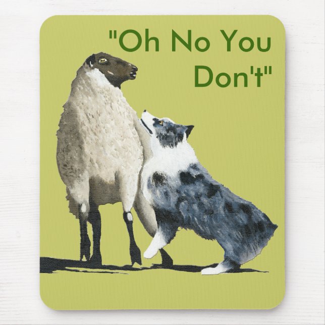 Tapis De Souris Australien bleu Stockdog de Merle (Devant)