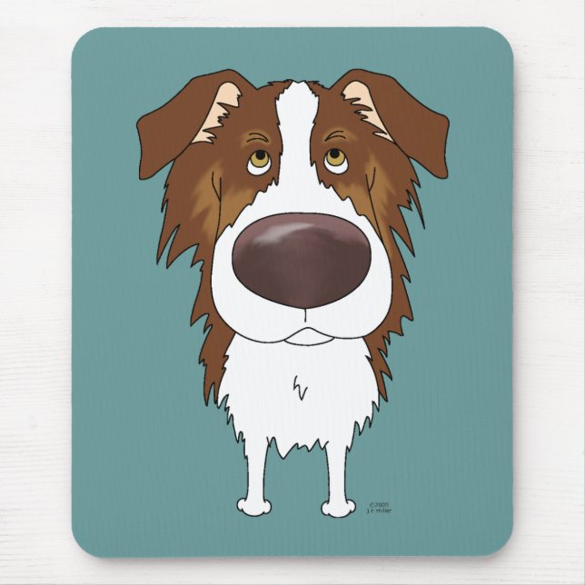 Tapis De Souris Australiens - grand nez et bout (Devant)