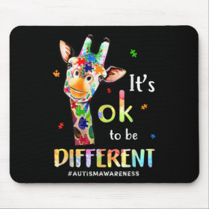 Tapis De Souris Autism Aware Acceptance Women Kid Its Ok To Be