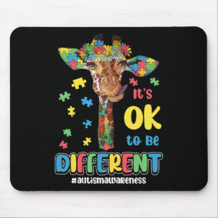 Tapis De Souris Autism Aware Acceptance Women Kid Its Ok To Be