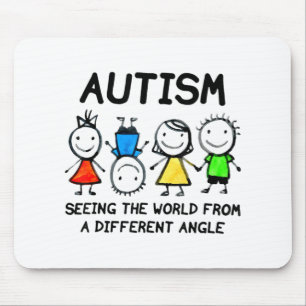Tapis De Souris Autism Seeing The World From A