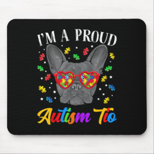 Tapis De Souris Autism Tio French Bulldog Puzzle