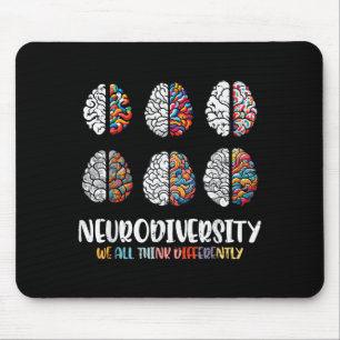 Tapis De Souris Autisme Cerveau Neurodiversité TSA Sensibilisation