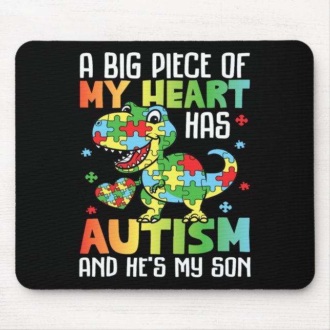 Tapis De Souris Autisme Maman1 (Devant)