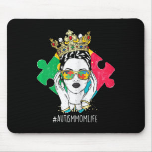 Tapis De Souris Autisme Mère Maman Puzzle Autistique Coeur Ruban T