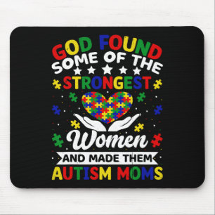 Tapis De Souris Autisme Moms les femmes les plus fortes Puzzle Coe